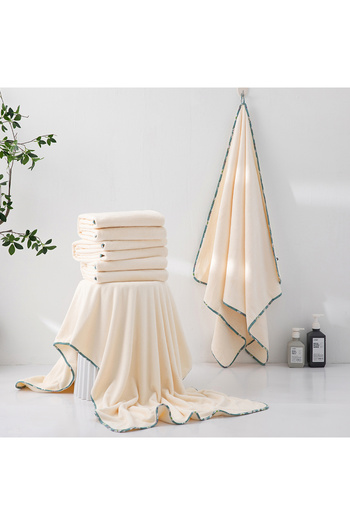 REEFI Extra large elegant off-white towel from Revi, size (180*90 cm)