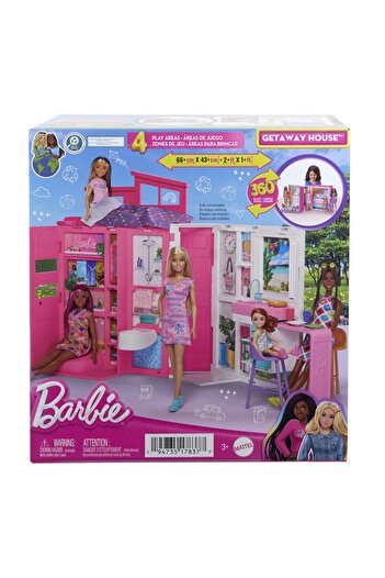 mattel Κουκλόσπιτο Barbie με 4 πτυσσόμενες περιοχές