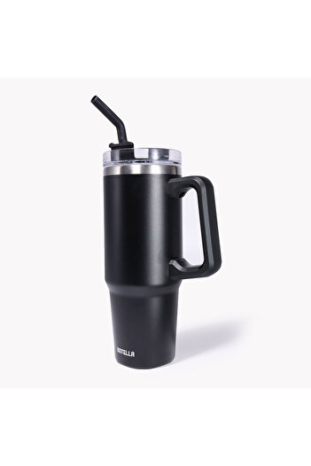 Botella Insulated Water Bottle Megaflask - Leakproof Stainless Steel, Sports & Outdoor 900ml, Black
