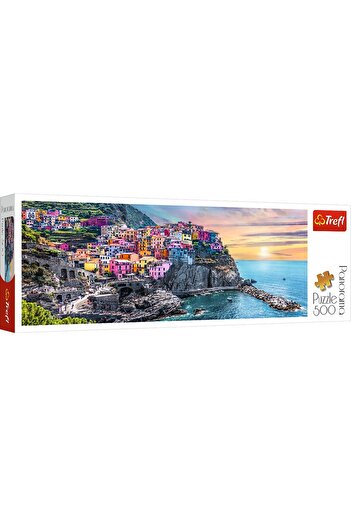 Trefl Puzzle PUZZLE TREFL 500 PANORAMA ORASUL VERNAZZA