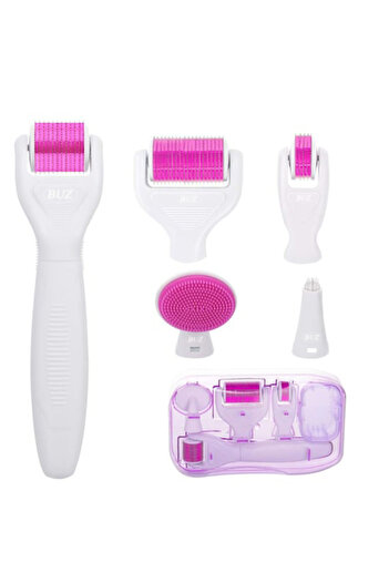 FOXMAG24 Facial massage set dermaroller titanium needles for massage and regeneration