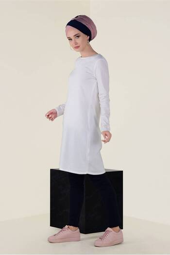 Alvina Cycling Collar Knitting Tunic 4509