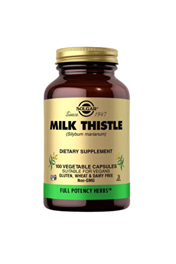 Solgar FP Milk Thistle Vegetable Capsules 100's