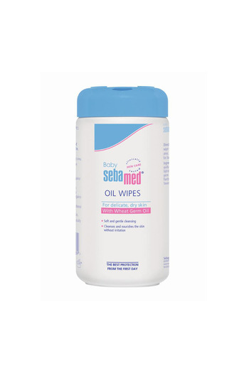 Sebamed Baby Oil Wipes 70pcs Nourishing & Soft Wipes for Delicate Skin with Moisturizing Baby Oil