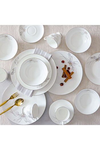 Danube Home Petalina 20-piece Fine Bone China Dinner Set-serves 4