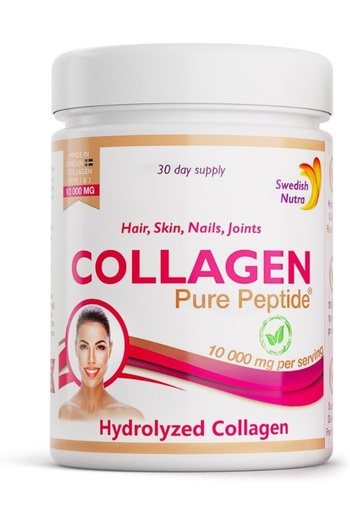 Swedish Nutra Collagen Pure Peptide Powder (Fish) - 10000mg