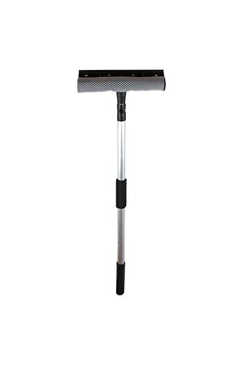 MACVI Macvi® Telescopic Aluminum Window Washing Brush with Extendable Handles, 120 cm, 2 in 1