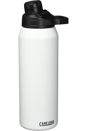 Camelbak زجاجة مياه معزولة من الفولاذ المقاوم للصدأ من شوت ماج، سعة 1 لتر، لون أبيض