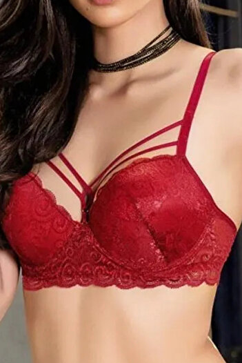 Nurteks 4434 Lace?Inside?Full Gathering Bra Set