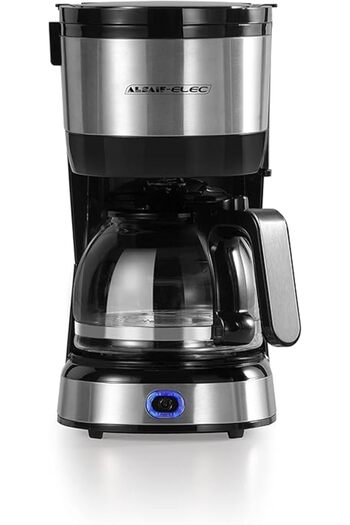 ALSAIF Al Saif Drip Coffee Maker 0.6 Liter 750 Watts, Color: Black, E03439
