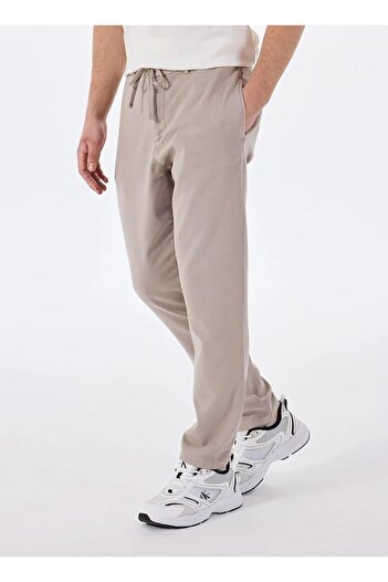 GMG FIRENZE Gmg Fırenze Normal Bel Normal Paça Slim Fit Bej Erkek Pantolon GU25MSS01013