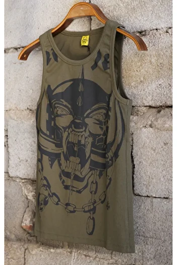 Overdrive Motörhead Tank Khaki Tank Top
