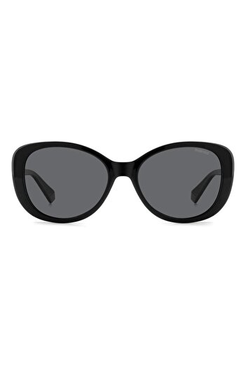 Polaroid Pld 4154 S/x 807/m9 Women's Sunglasses, Black, Butterfly, 55 Mm