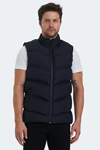 Slazenger Handle in Men's Vest Navy Blue