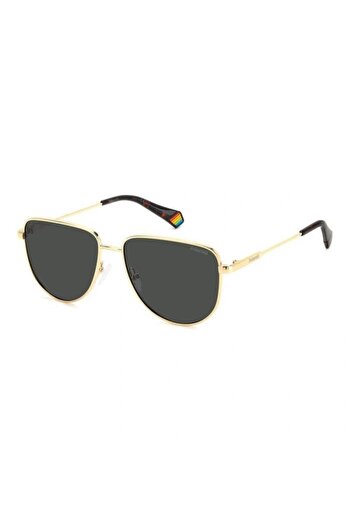 Polaroid Men's Sunglasses PLD 6196/S/X J5G/M9, Gold, Oval, 56 mm