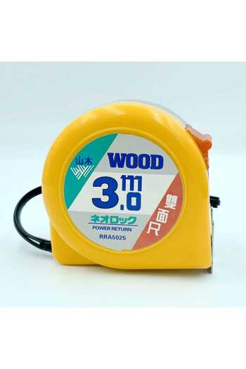 WOOD شريط قياس 3 أمتار × 19 مم بزاوية
