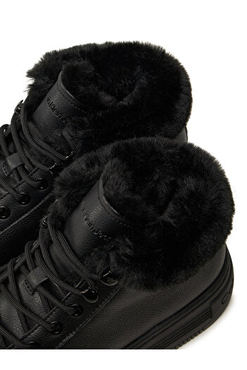 Calvin Klein BOLD PLATF LOW LACEUP MG LTH Kadın Bot