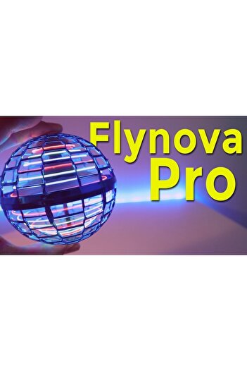 Picodino Flying Ball with LED, Drone Type, Flynova Pro, USB Charging, Blue,
