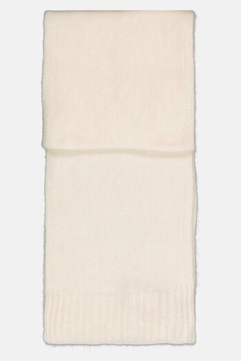 Esprit Women Textured Scarves 180 L x 29 H cm, Off White