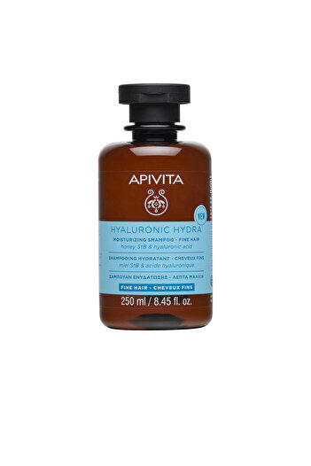 Apivita Feuchtigkeitsshampoo Für Feines Haar Mit Hyaluronsäure, Aloe Und Honig 250 ml