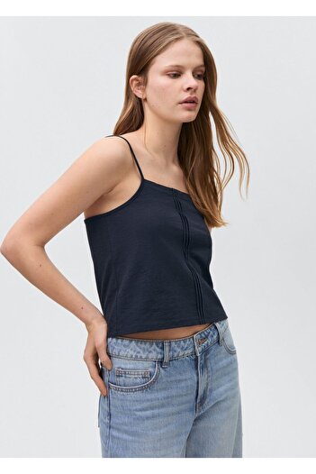 Mango Teen Blouse with a Detailed Pile
