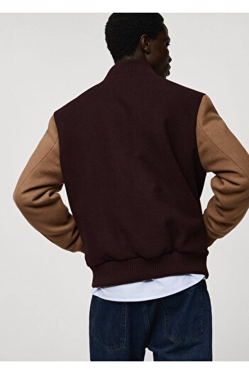 MANGO Man İki tonlu bomber ceket