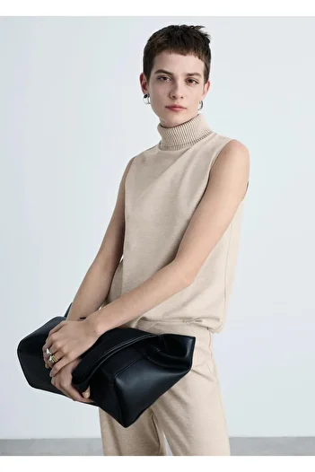 MANGO Woman Turtleneck Knitwear Blouse