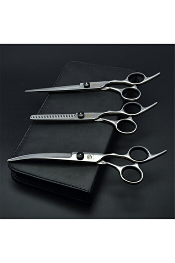 Choice 7 inch Z3001-Hei-D3-7Y Dog Grooming Scissors Purple Dragon 6" 7" Stainless Pet Beauty Scissors Cutti