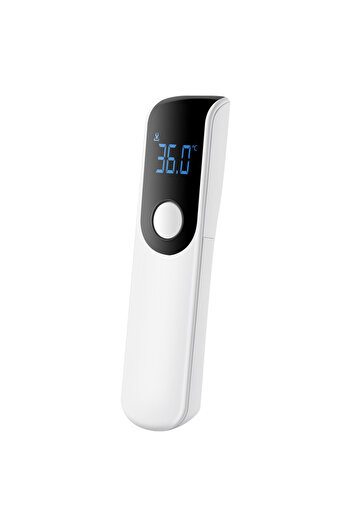 Justlang White Medical Temperature Infrared Thermometer Forehead Digital Non-contact Thermomete LED Display F