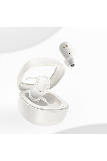 Baseus White WM02 Wireless Earphones TWS Bluetooth 5.3 Headphones, Mini and compact Comfortable wear