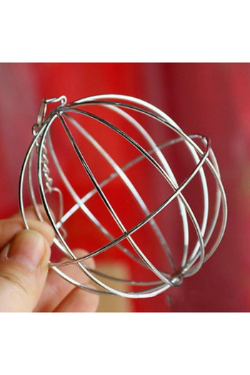 Choice as picture Stainless Steel Pet Rabbits Toys Round Sphere Feed Dispense Exercise Hanging Straw Ball F