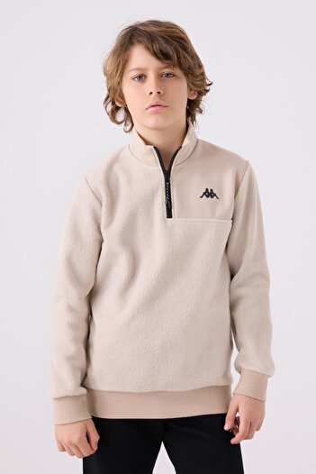 Kappa Boy's Sweatshirt - Stone Color, Model 361W1Jw