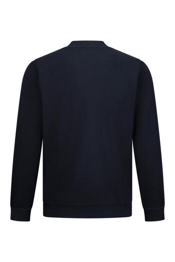Hatemoğlu Navy Blue Regular Fit Crew Neck Sweatshirt