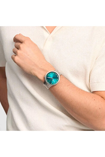 Swatch Unisex Analogue Quartz Movement Stainless Steel Watch