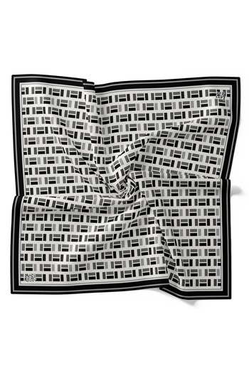Levidor Geometric Pattern Lightweight Cotton Cotton Scarf