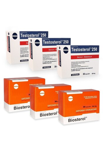 megabol Package Biosterol 750 Mg, 90 Cps Plus Testosterol 250, 90 Cps