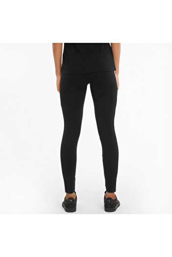 Puma Womens Iconic T7 Mid-rise Sports Leggings - Black
