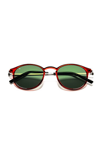 EYE OF HORUS Citrin-2362 C11 Claret Red Acetate Unisex Sunglasses