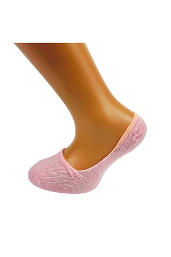 JUST SOCKS 5-парични памучни балетни чорапи за момичета със силиконова подложка