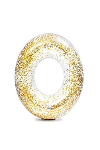 Intex Transparent Glitter Tubes ( 46.8inch ) Inflatable Swimming Tubes Pool Swim Ring