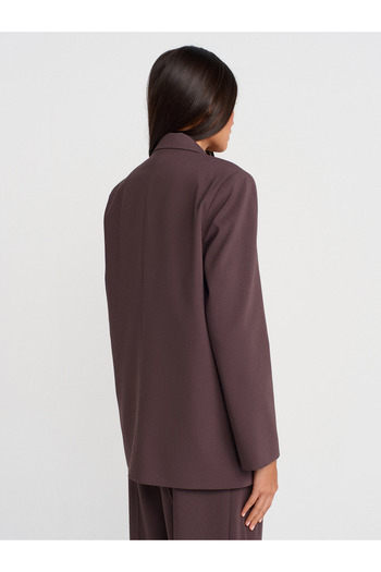 Dilvin 60759 Blazer Jacket-Brown