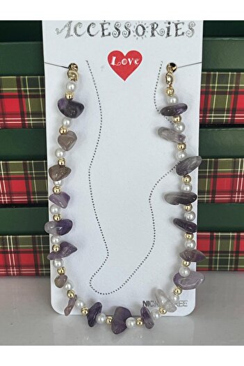 Meri Anklets with Natural Stones and Beads