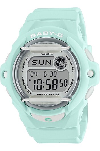 Casio Baby-g Unisex Digital Sports Watch, Rubber Strap - Bg-169u-3dr, Turquoise