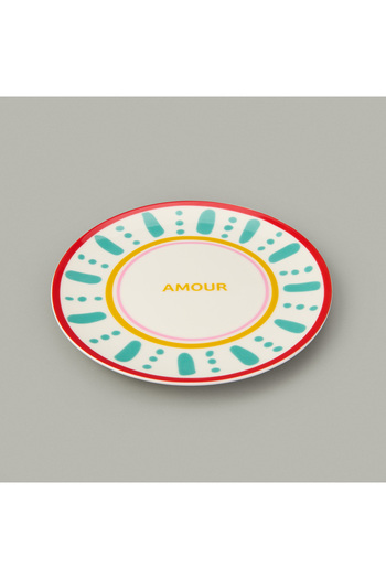 Evidea Kitchen Amour Pasta Plate - Colorful - 19 cm
