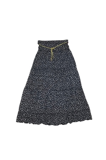 ECE GİYİM Elastic Waist, Fitted, Flowy Folded Gypsy Skirt