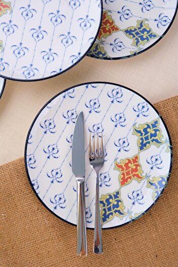 tabakevi Tabak Evi Porselen Audrey Pasta Takımı 20cm 4 Kişilik 4 Parça TVL4PTPRS1211