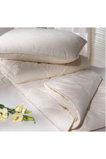 Taç Wool-filled cushion with removable face, Tac, 50x70 cm, Ecru
