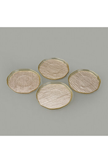 Evidea Kitchen Luna 4-Piece Plate - Beige - 16 cm
