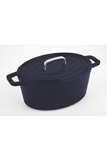 Carl Schmidt Sohn Roaster pan CS Alpen Dark Blue, enameled cast iron, 31x23.5 cm