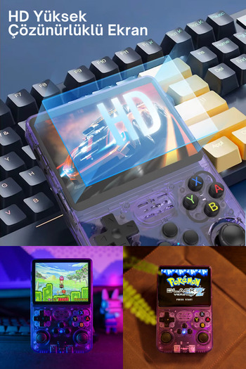 Omaze R36s Oyun Konsolu Güncel El Atarisi 15.000 Oyun Hd Ekran Retro Oyunlar